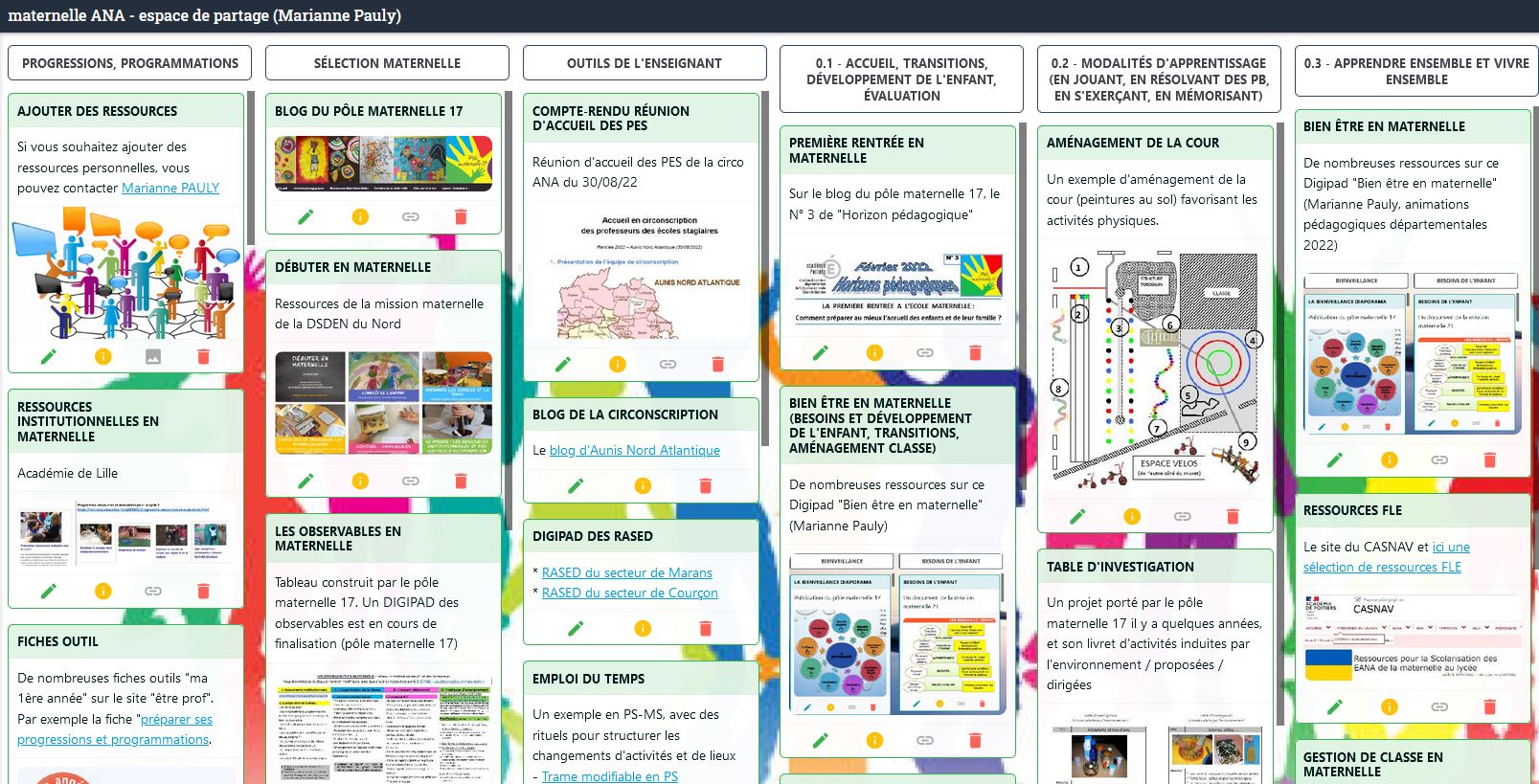 Digipad Maternelle Circonscription Aunis Nord Atlantique